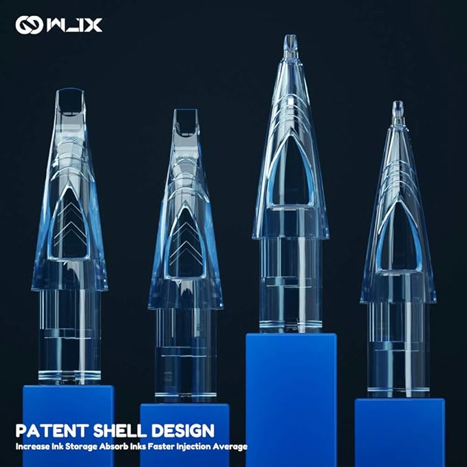WJX Tattoo Cartridges 20Pcs Disposable Needles Round Liner 1003RL