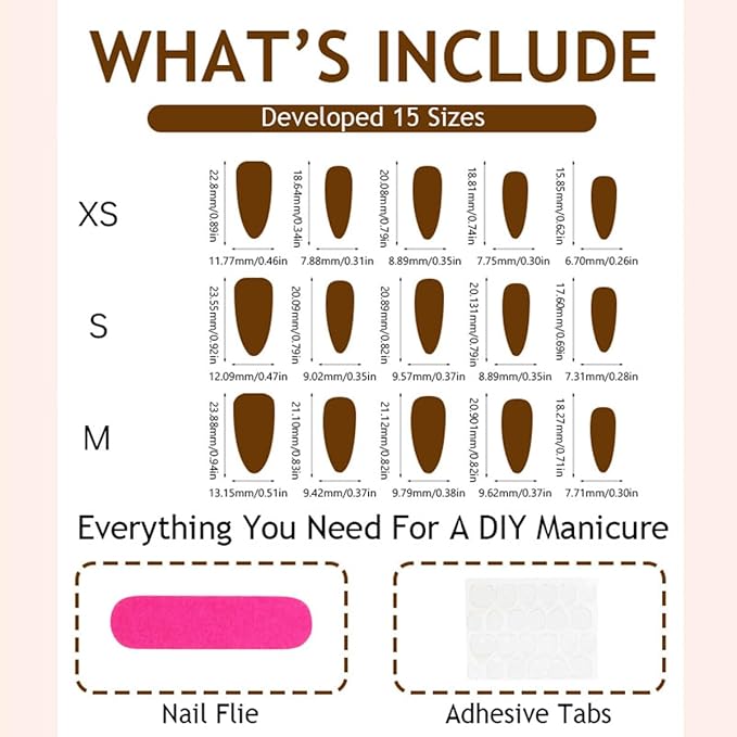 30Pcs Gold Leaf Press on Nails Medium Almond Fake Nails with 3D Leaves Designs Nude Blue Glue on Nails Pearl Rhinestones Charms Metallic Leaves Nail Art Fall Acrylic Nails for Women Manicure Decor