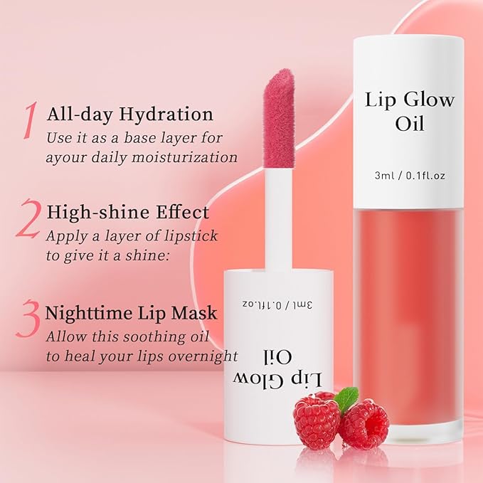 Plumping Lip Oil, Long Lasting Hydrating