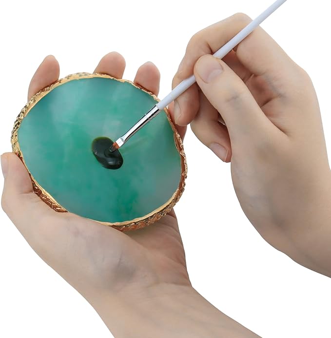 Nail Art Mixing Palette Resin Plate Tray