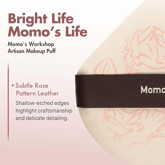 Makeup Sponge Set, Hydropolyurethane Sponges, Dry/Wet Use with Lychee-Pattern PU Leather, Expands 1.3x, for Full/Sheer Coverage Finish,3pcs Beauty Puffs &Storage Case