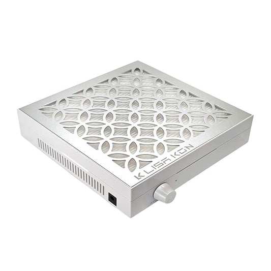 Nail Dust Collector with Reusable Filter, Professional Vacuum Fan Dust Extractor, Powerful & Quiet Nail Tech Dust Suction Machine for Acrylic Gel Nail Polishing, High-End Nail Salon