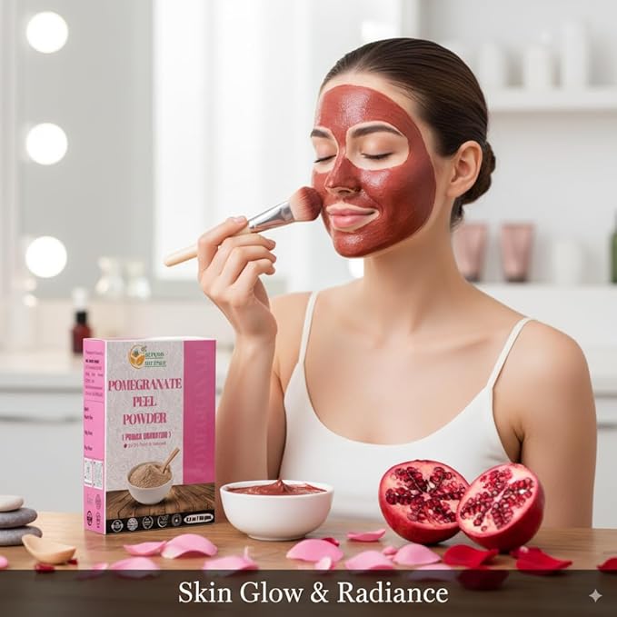 Herbs Botanica Pomegranate Peel Powder 100% Pure & Natural Pomegranate Powder for Herbal Tea, Skincare & DIY Beauty Finely Ground, Additive-Free, Resealable Pack 5.3 oz