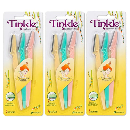Tinkle Eyebrow Razor, 3ct per pack (3pk)