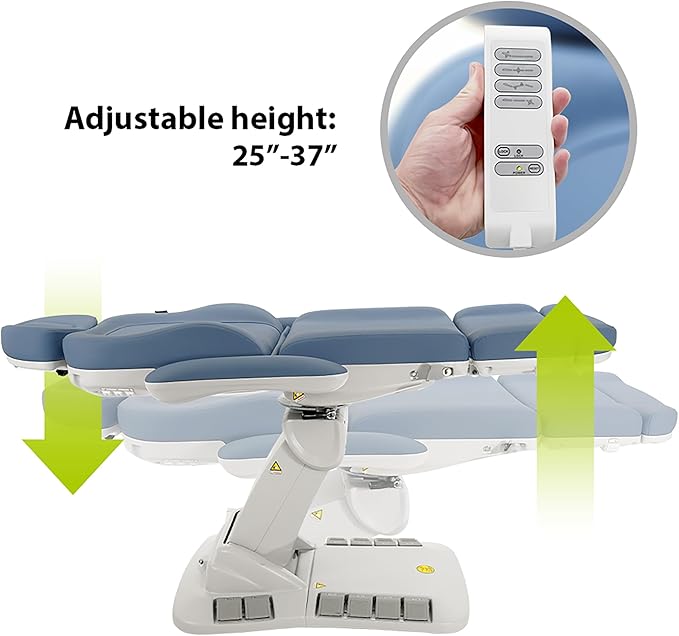 SKINACT Palma Electric Medical Spa Treatment Table (Light Saphire)