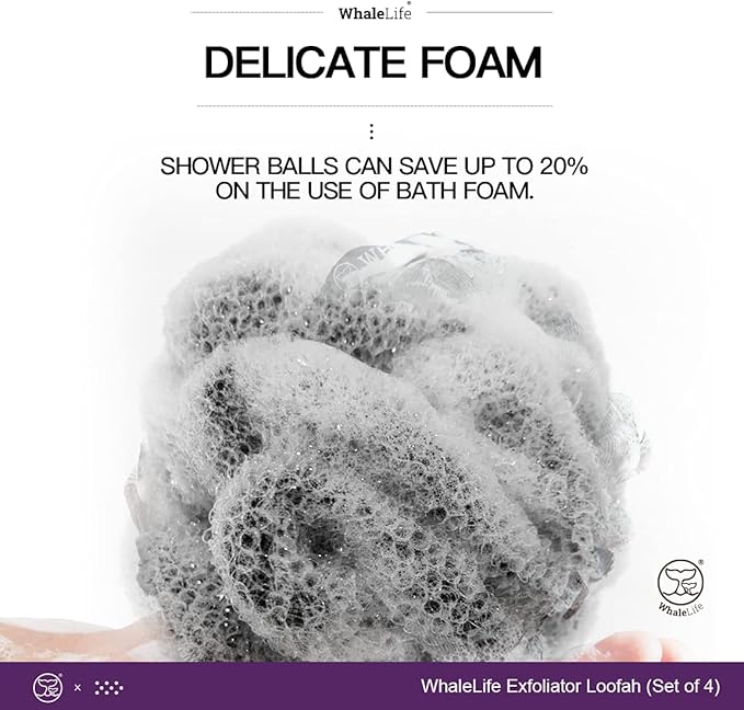 Loofah sponge bath sponge for