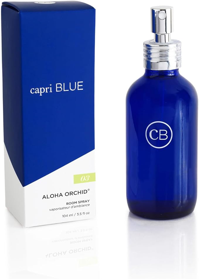 Capri Blue Room Spray - Aloha Orchid Air Freshener Spray with Notes of Orchid, Jasmine and Gardenia - Air Fresheners for Home - Floral Room Scents (3.5 oz)