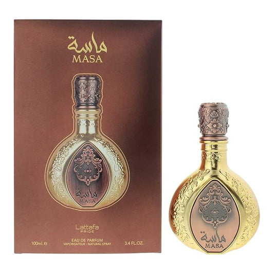 Lattafa Pride Masa for Unisex Eau De Parfum Spray, 3.4 Ounce