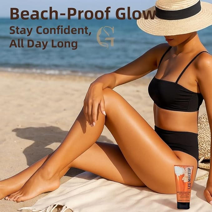 Waterproof Body Concealer – Tattoo, Scar & Vein Cover Up | No-Transfer Leg Makeup & Body Foundation for Flawless Skin, Long-Lasting Coverage for All Skin Tones – 100ml (MEDIUM)