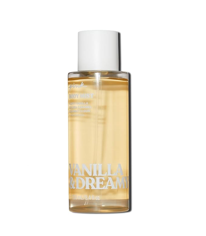 Victoria's Secret PINK Vanilla & Dreamy Body Mist, Notes of Coconut & Caramel (8.4 oz)