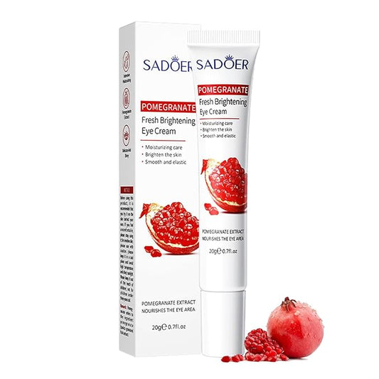 Pomegranate Eye Cream, Under Eye Cream For Dark Circles, Dark Circle Eye Cream For Puffiness And Bags, Anti Aging Eye Cream For Reduce Fine Lines & Wrinkles
