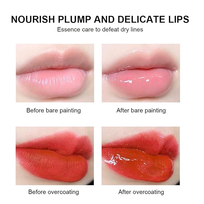 Lip Glowy Balm,4 Pack Fruit Glowy Lips