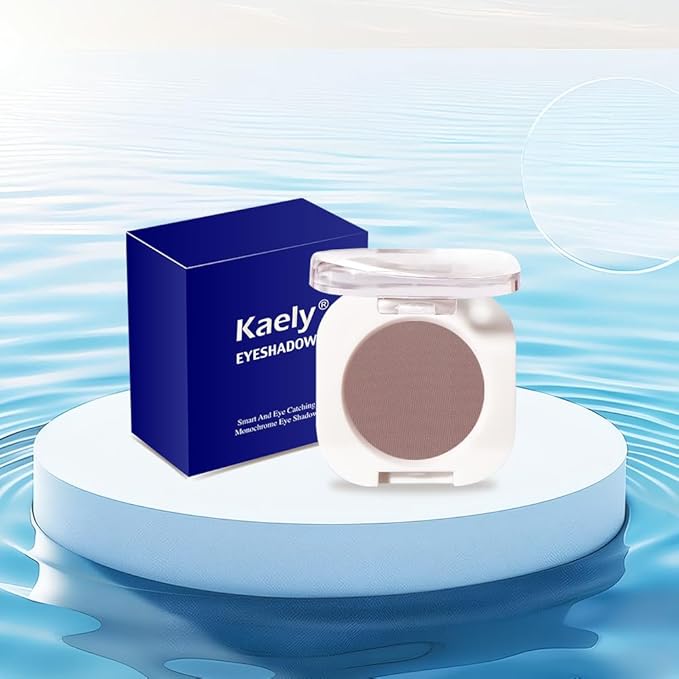 Brown Taupe Single Eyeshadow Makeup, Neutral Powde Eye Shadow for Older Women,Light Cocoa Matte Singles Eyeshadow Palette Pigmented Waterproof,sombras para ojos,Girls Monochrome Eyeshadows Gift