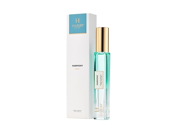 H HABIBI Harmony Extrait De Parfum 10ml (0.30 fl Oz) – Travel Size Unisex Arabian Fragrance, Long Lasting, 25% Perfume Oil, Luxury Niche with Leather Case