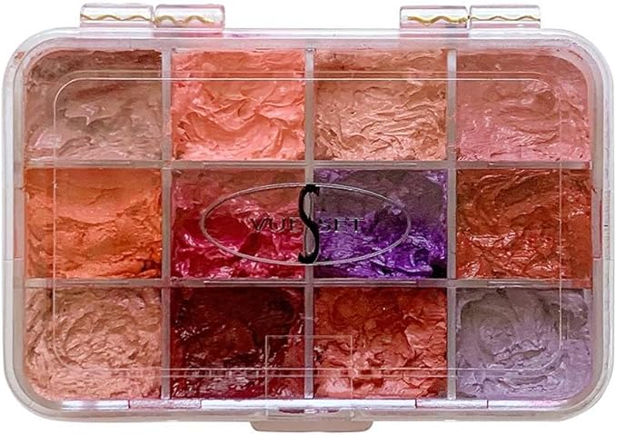 Mango - 12 Sections empty makeup palette depotting case