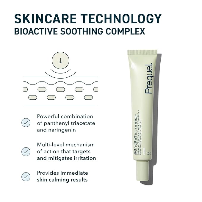Prequel Skin Utility Gel, Moisturizing Protectant. Lightweight Multi-Purpose Face and Body Cream for Dry Skin, Hand Cream for Cracked Hands. Soothing Barrier Support with 20% Glycerin