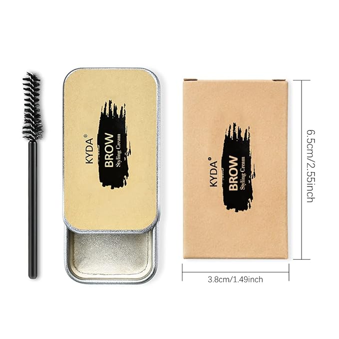 Ownest 2 PCS Soap Brow Eyebrow Soap Kit,Brows Styling Soap,Long Lasting Waterproof Smudge Proof Eyebrow Styling Pomade for Natural Brows, 3D Feathery Brows Makeup Balm