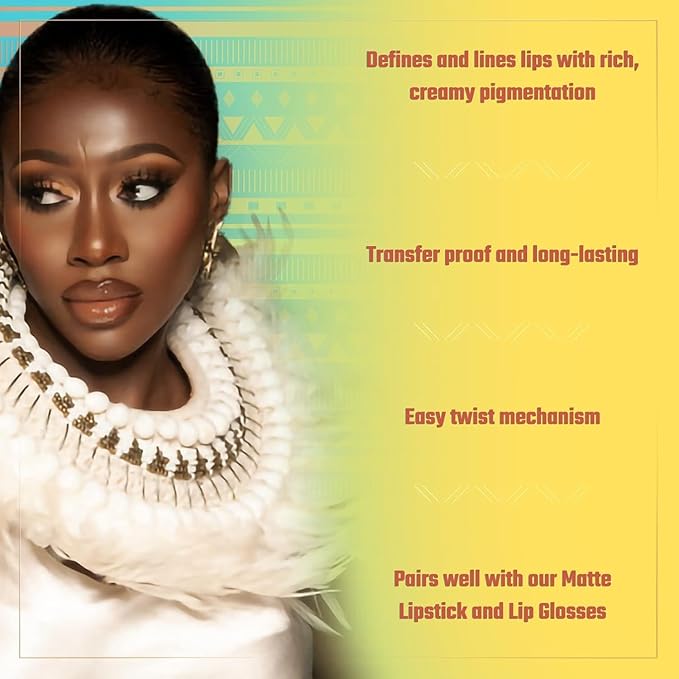 Juvia's Place Coffee Shop Luxe Lip Liner: Espresso - Colorstay Matte Finish Lip Pencil, Makeup for Natural Long Lasting Beauty and Sensational Wear, Lip Stain Kiss Proof Cometics