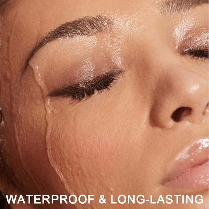 evpct 1Pcs Dark Brown Magic Microblading Eyebrow Contouring Pen Brow Pencil with Hair Like Strokes, 4 Tipped Precise Brow Pencil with Brush Micro-Fork Tips Applicator Natural Looking Brows