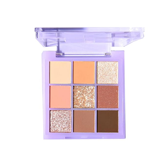Violet Fairy 9 Color Eyeshadow Palette, Warm Neutrals