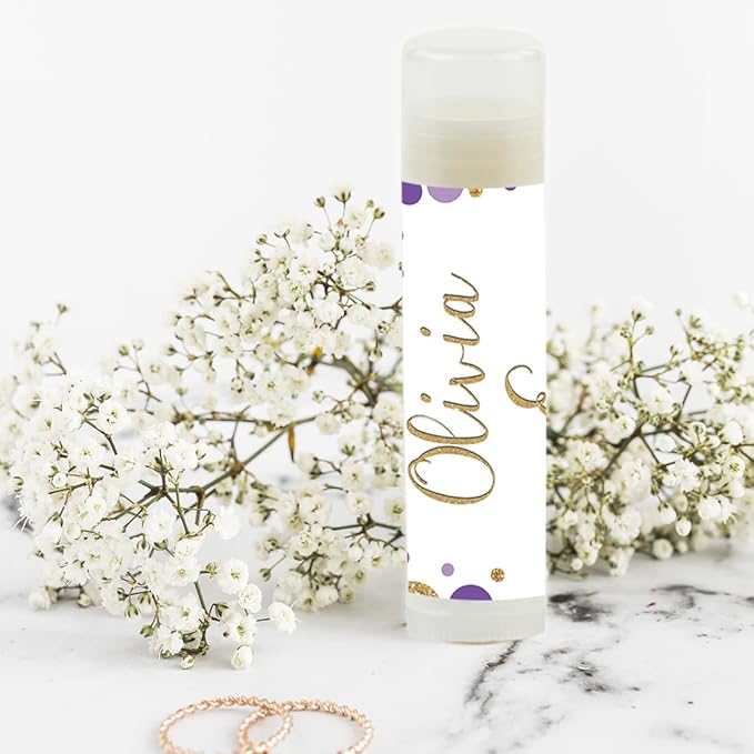 Andaz Press Personalized Bridal Shower Bachelorette Glitter