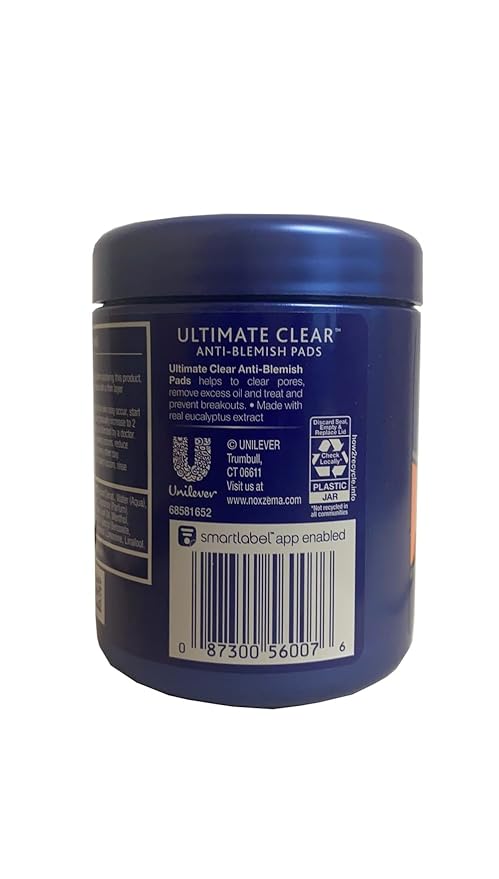 Noxzema ultimate clear pads anti