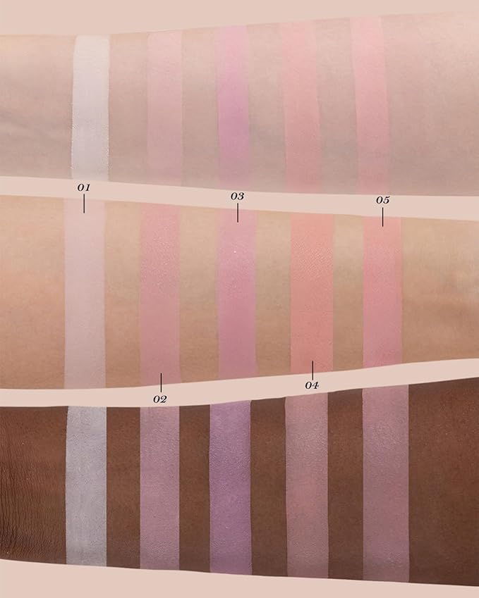 Flower Knows Swan Ballet Embossed Blush,Translucent Matte Finish,Buildable & Blendable Powder Blush for cheeks,Pressed Setting Powder,Natural Flush for All Skin Tones(01 Niveous Swan,5g)