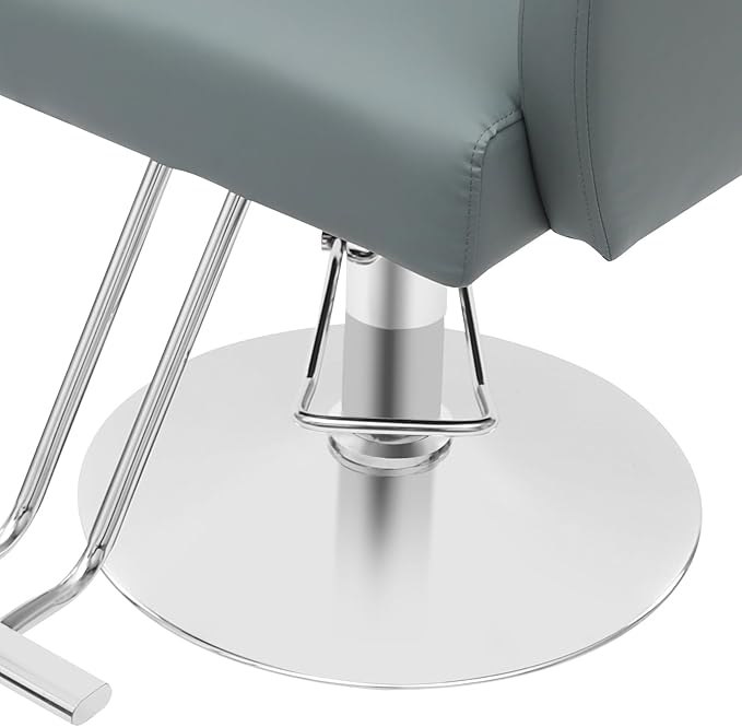 Barber Salon Chair, Salon Chairs for Hair Stylist,hair Chair with Heavy Duty Hydraulic Pump & Footrest, 360 Degrees Rolling Swivel Spa Beauty Equipment for Hair Stylist Women Man, 440 Lbs (Haze Blue)