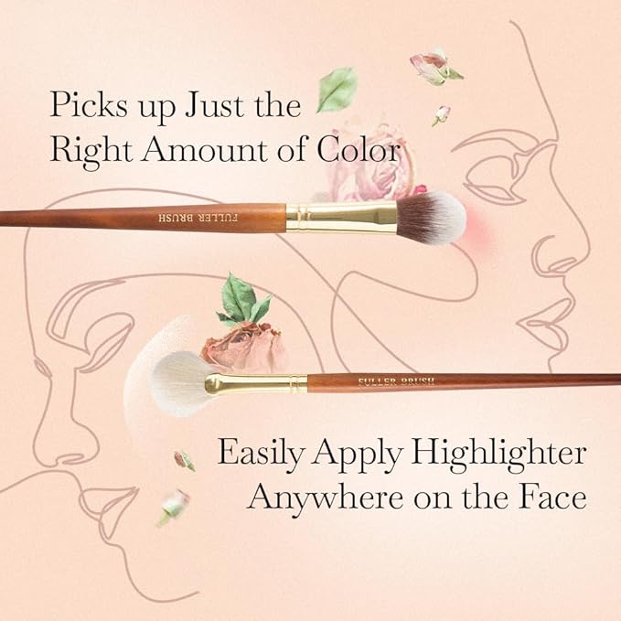 Fuller Cosmetic Brush & Bag Set (Set of 7 Brushes)