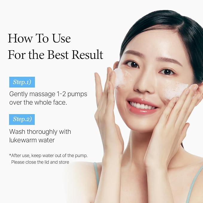 ROUND LAB 1025 Dokdo Bubble Foam Cleanser, Gentle Face Wash for Sensitive Skin, Low pH 5.5, Hydrating Korean Skincare, Soothing Panthenol & Deep Sea Water, Hypoallergenic, Fragrance-Free (5.07 Fl Oz)