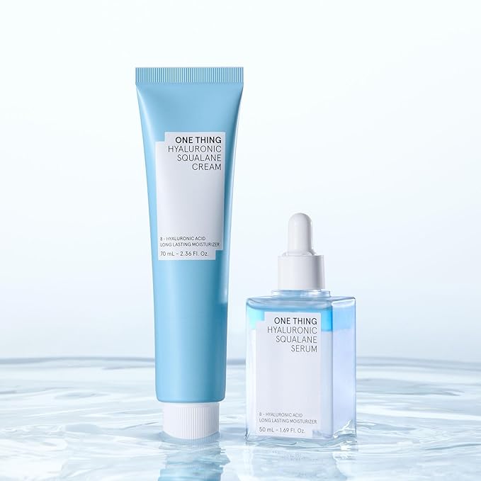 ONE THING Hyaluronic Squalane Cream (2.36 fl.oz / 70ml), Korean Skincare, Cream, Hyaluronic Acid, Moisturizing, Oil-moisture Balance, Moisture
