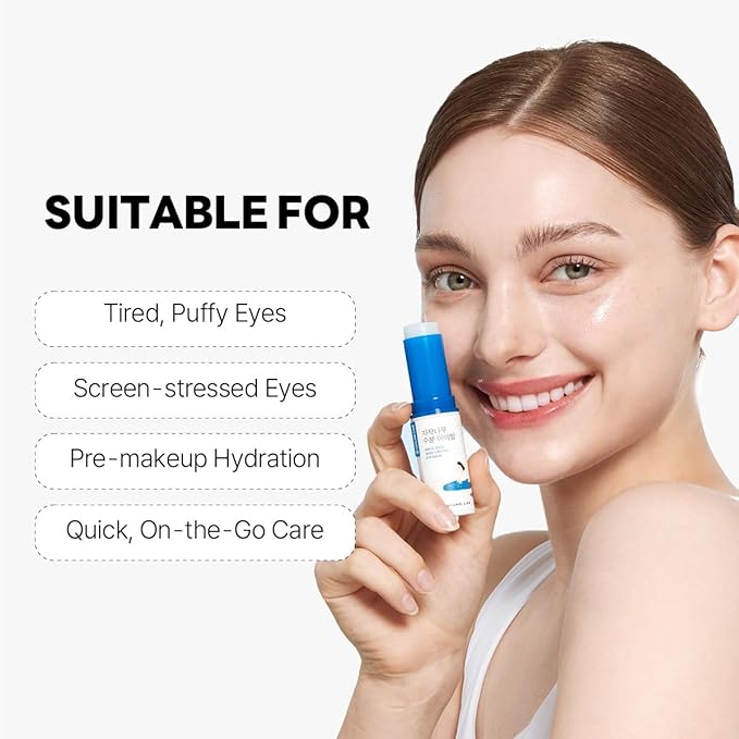 ROUND LAB Birch Juice Moisturizing Glow Eye Balm Stick + Birch Juice Moisturizing Cleanser, Hydrating Multi Balm, soothing, Low pH, Gel Type Cleanser, Korean Skincare