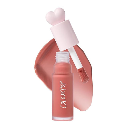 ColourPop Weightless Liquid Blush - Hydrating, Liquid Blush for Cheeks - Glowy Summer Makeup with Hyaluronic Acid for a Healthy Glow - Designed with a Doe Foot Applicator - THX (0.30 oz)