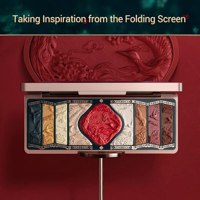 FLORASIS Floral Engraving Phoenix Makeup Palette (01 Gold Brown)