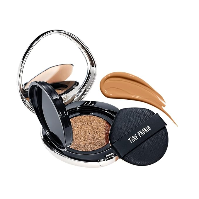 TIMELESS LUMINA MATTE PERFECTION CUSHION | Full Coverage, Weightless, Skin fit, Velvety Matte Finish, Oil-Control Waterproof Fondation, Sweatproof Flawless BB Cream CC (06 CACAO)