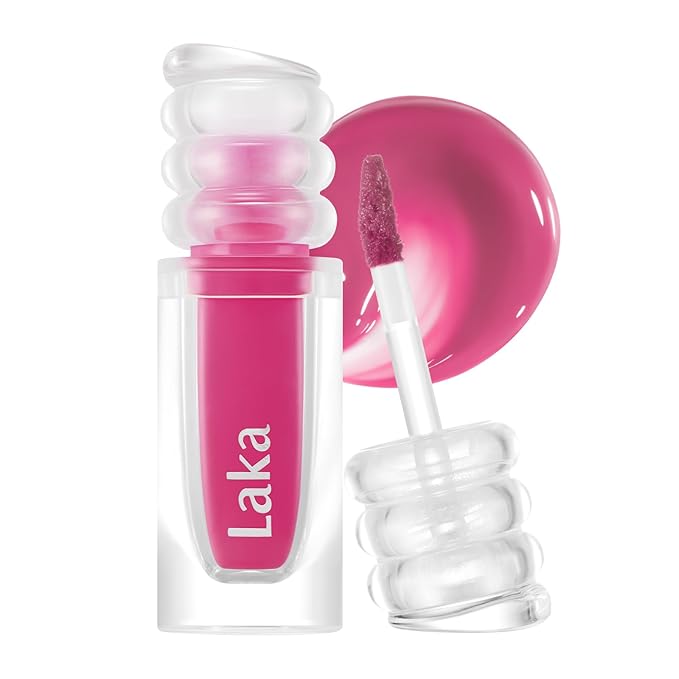 Laka Maxi Glayer Tint 3.8g/0.13oz., Glass Layer of Gloss, Ultra Glow & Vivid Layerable Pigments, High Shine Lip Oil, K-Beauty (#610 Dash)