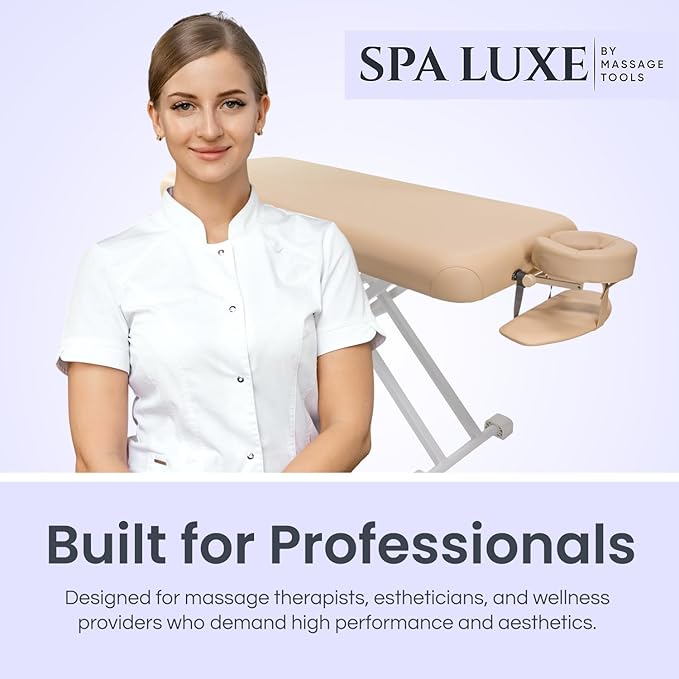 Electric Massage, Spa, and Treatment Table - Quiet German Motors, Adjustable Height and Foot Control, ADA Compliant Treatment Table for Esthetician, Massage Therapists and Spa Professionals