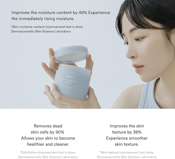 Abib Sedum hyaluron pad Hydrating touch (75 pads) | Hydrating for Dry Skin, Korean Skincare