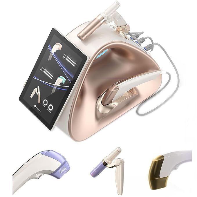 TT 10D Beauty Machine For Face, Multifunctional Facial Care Machine With 10 Cartridges