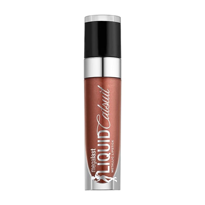 Wet n Wild Megalast Liquid Catsuit Metallic Lipstick, Ride on my Copper, 0.21 Ounce, 939A