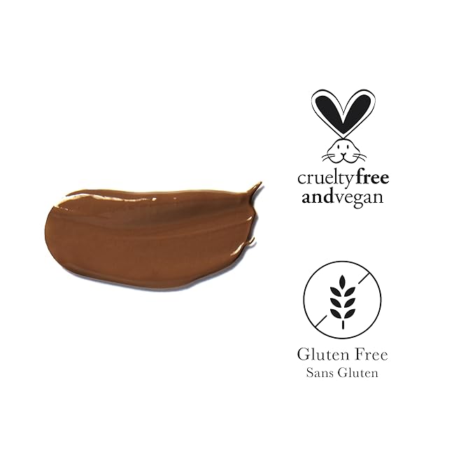 100% PURE Tinted Moisturizer Anti-Aging Face Makeup - Fruit Pigmented Cocoa Light to Medium Coverage & Dewy Glow - Lightweight Foundation Deep Skin w/Neutral Undertone - Vegan - 1 Fl Oz