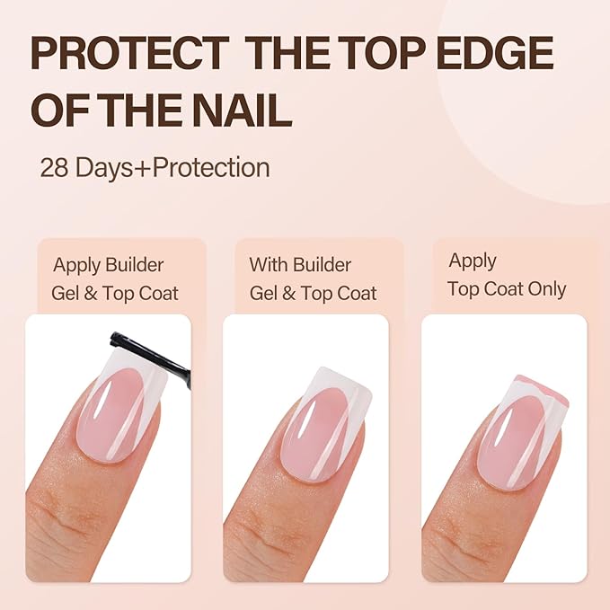 Vansiho Deep French Gel Nail Tips, 150Pcs Short Square Gel Nail Tips, Pink French Tips Press on Nails, Soft Gel Nails French Square Gel Tips, Fake Nails for Nail Art DIY 15 Sizes