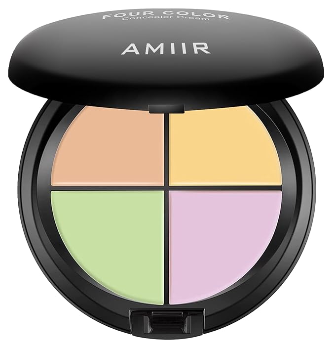 AMIIR Color Correcting Concealer Cream Full Coverage Professional Makeup Palette Flawless Face Contour, Corrector