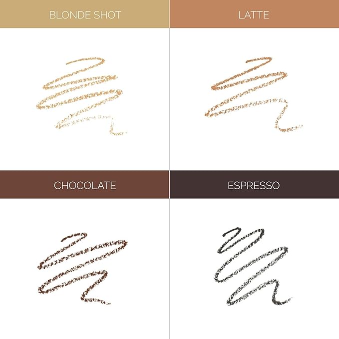 OFIR Brow Trace Precision Browliner | Waterproof, Ultra-Fine Tip Black Eyebrow Pencil | Smudge-Proof, Cruelty Free, Matte Finish | Long-Wear Brow Tool with Spoolie | Espresso - Black, 0.003 OZ