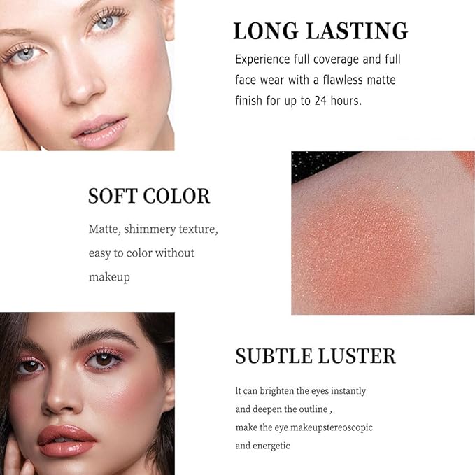 Liquid Blush Makeup, Cream Blush for Cheeks, Waterproof Long Lasting Blush Face Makeup Multi-Use Blush Beauty Wand for Cheeks & Lip Tint Natural Cream Blusher Makeup for All Skin Tones(#05 Warm Kiss)