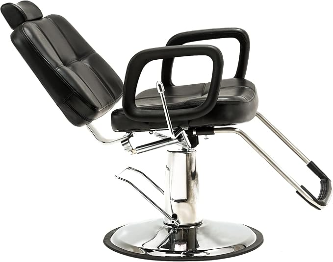 Artist hand Hydraulic Recline Barber Chair Salon Chair for Hair Stylist Heavy Duty Tattoo Chair Shampoo Beauty Salon Equipment