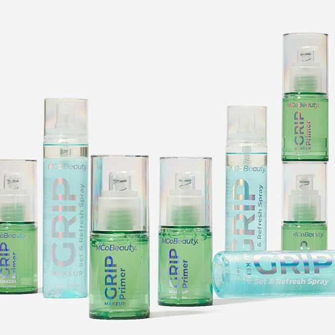 MCoBeauty - Grip Primer - Gel Base with Moisturising Ingredients - Contains Aloe Vera, Niacinamide and More - Smooths Skin for Long-Lasting Makeup - Face Primer
