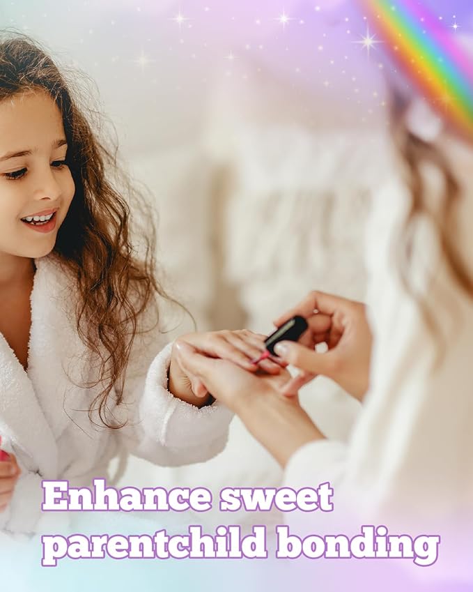 krofaue Kids Nail Tips - 240pcs Children Square Clear Press On Nails for Little Girls 9-12, 10 Sizes Soft Gel Tips Extensions for DIY Decoration