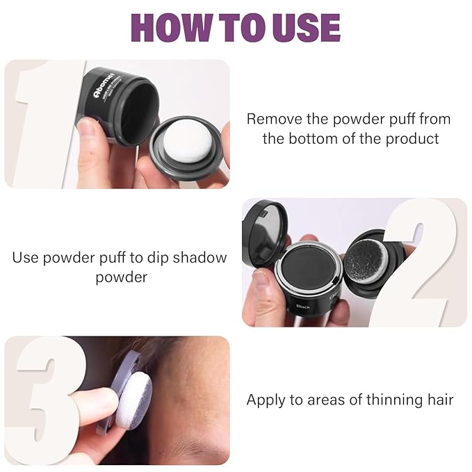 Hairline Powder Instantly Conceals Hair