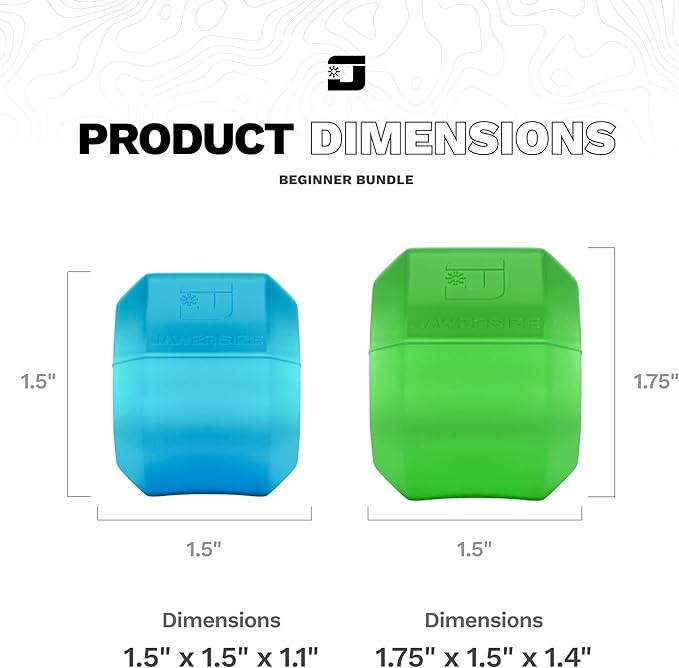 Jawzrsize Pop N Go and Custom Fit Jaw Enhancer Bundles- Jaw, Face, and Neck Exerciser and Toner